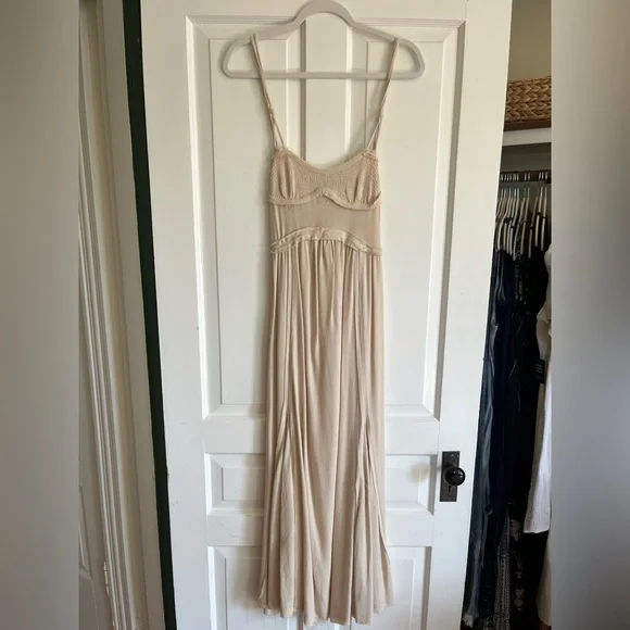 Zara Cream Maxi Dress - Picture 7 of 10